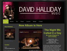 Tablet Screenshot of davidhallidaymusic.com